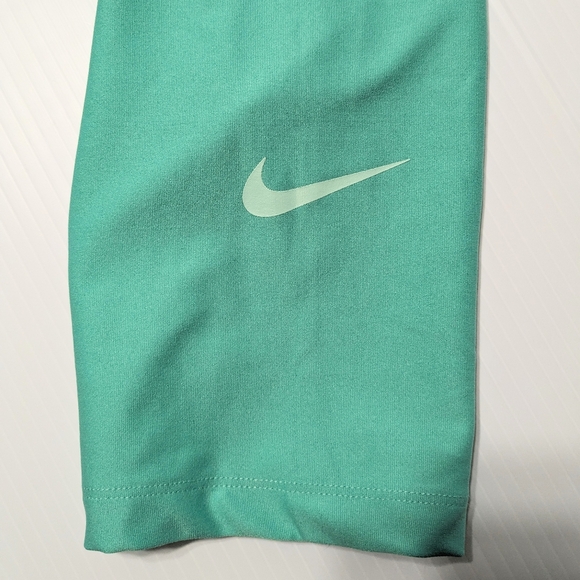Nike Power Victory Crop Colorblock and Mesh Leggings Training Tights Size L - Picture 9 of 11